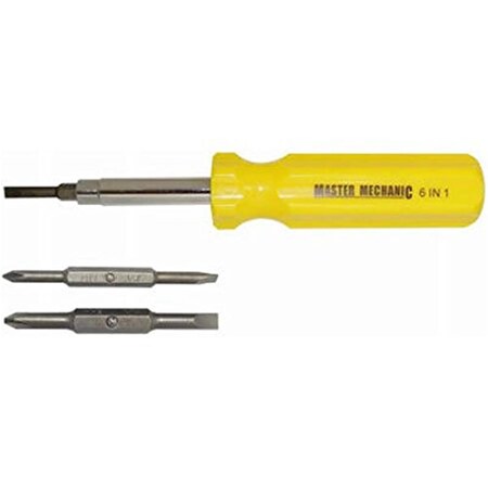 Hangzhou Great Star Industrial 6 in. Master Mechanic, 6 in 1 Screwdriver 578045